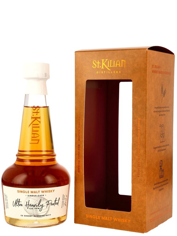 St. Kilian 5 Jahre - Vintage 2019 - ex-Sherry Oloroso Cask - Cask No. 4050 - Single Cask - Ultra Heavily Peated 135 ppm - Single Malt Whisky