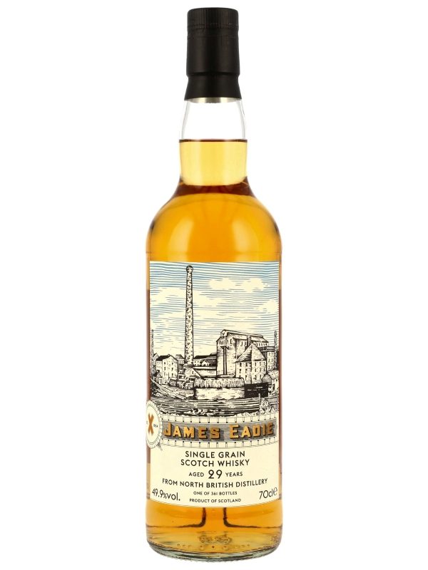 North British 29 Jahre - Vintage 1995 - Two Refill Hogsheads - James Eadie - Single Grain Scotch Whisky
