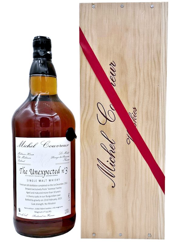 The Unexpected N°3 - 10 Jahre  -  Sherry Casks - A French Essence Limited Edition - Single Malt Whisky - Magnum Bottling 1,5l
