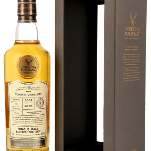 Tomatin 15 Jahre - Vintage 2009 - Refill Bourbon Barrel - Cask No. 1438 - Batch 24/093 - Connoisseurs Choice - Gordon & MacPhail - Single Malt Scotch Whisky