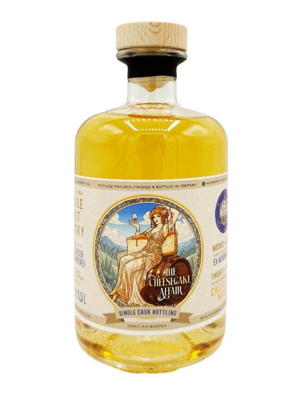 The Cheesecake Affair 4 Jahre - 7 months Cheesecake Macerate Cask Finish - The Spirits Alchemist - Single Malt Whisky - 5cl Sample