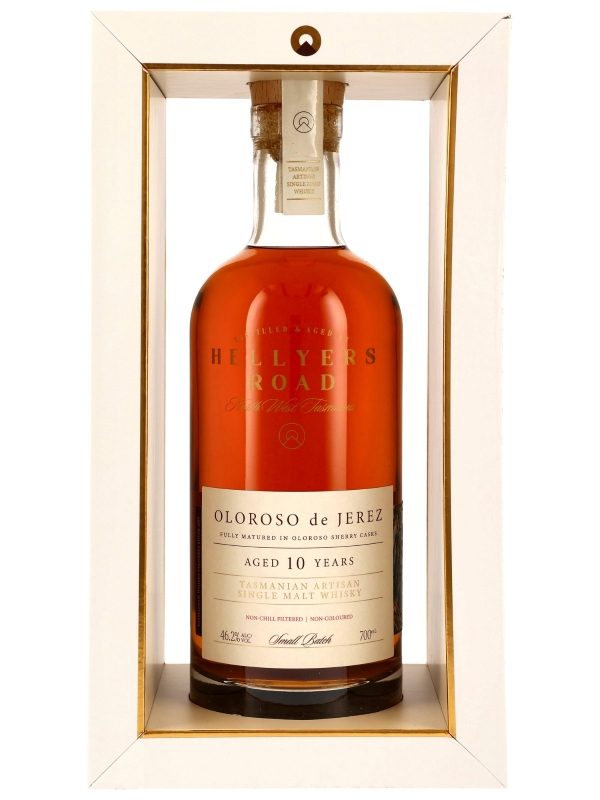 Hellyers Road 10 Jahre - Fully Matured in Oloroso Sherry Casks - Small Batch - Australian Single Malt Whisky