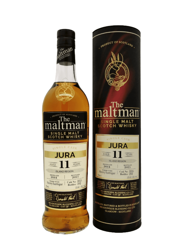 Jura 11 Jahre - Sherry Barrique Cask No. 3235 - The Maltman - Island Single Malt Whisky - 5cl Sample
