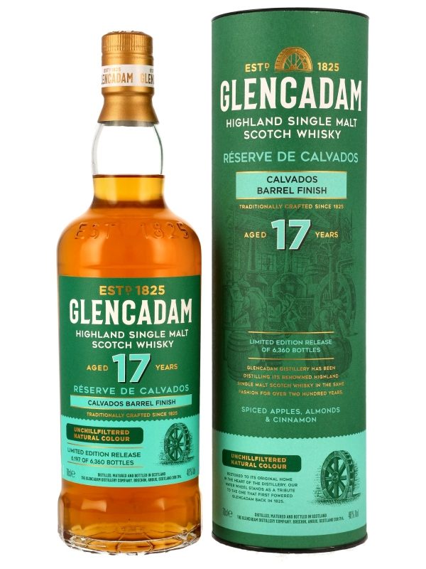 Glencadam 17 Jahre - Vintage 2008 - Réserva de Calvados - Calvados Barrel Finish - Limited Edition Release - Highland Single Malt Scotch Whisky