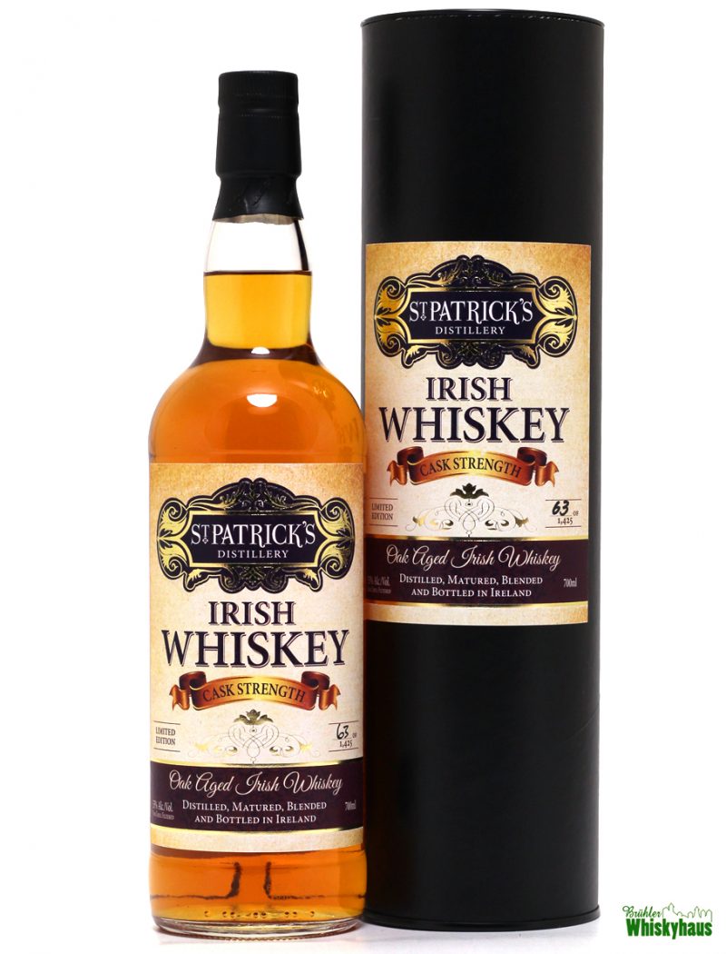 St. Patricks - Cask Strength - Blended Irish Whiskey