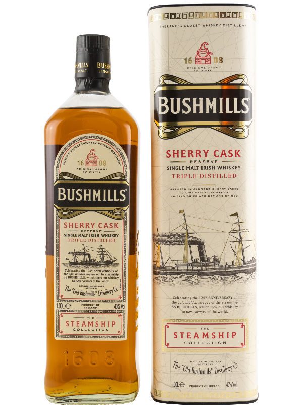 Bushmills - Sherry Cask - The Steamship Collection - Single Malt Irish Whiskey