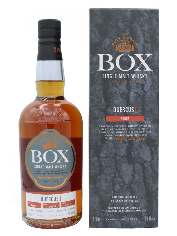 BOX 4 Jahre Vintage 2012 Bourbon Barrels Robur Quercus I Swedish Single Malt Whisky