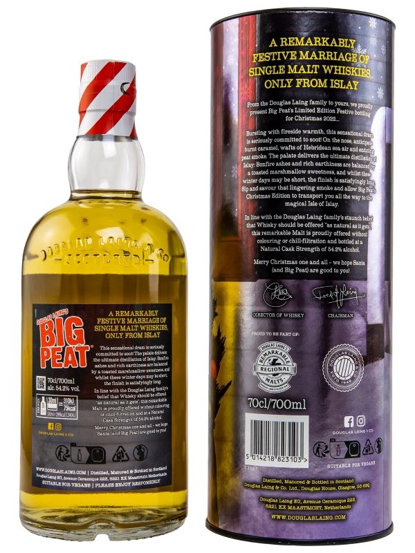 Big Peat Christmas Edition 2022 Douglas Laing Limited Edition Islay Blended Malt Scotch Whisky
