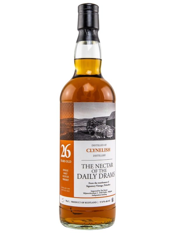 Clynelish 26 Jahre - Vintage 1995 - The Nectar of the Daily Drams - Highland Single Malt Scotch Whisky