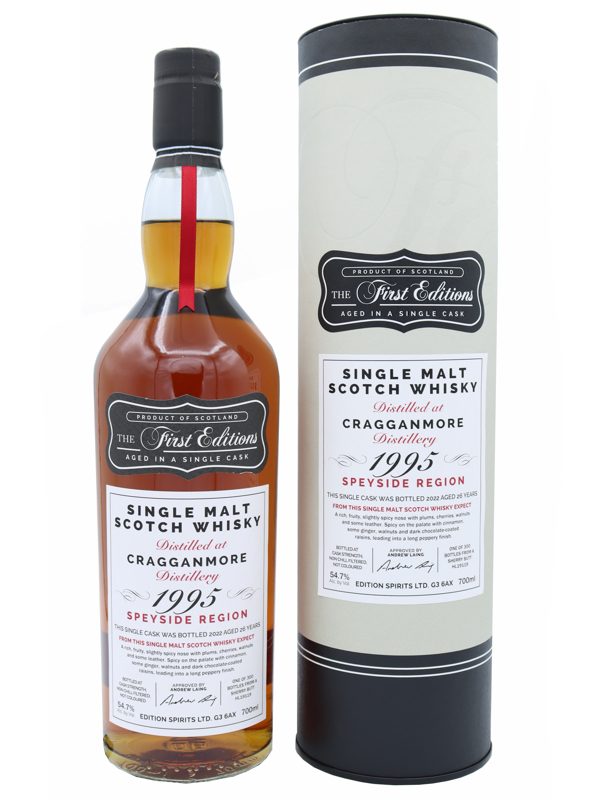 Cragganmore 26 Jahre - Vintage 1995 - Sherry Butt - HL19119 - The First Editions - Hunter Laing - Speyside Single Malt Scotch Whisky