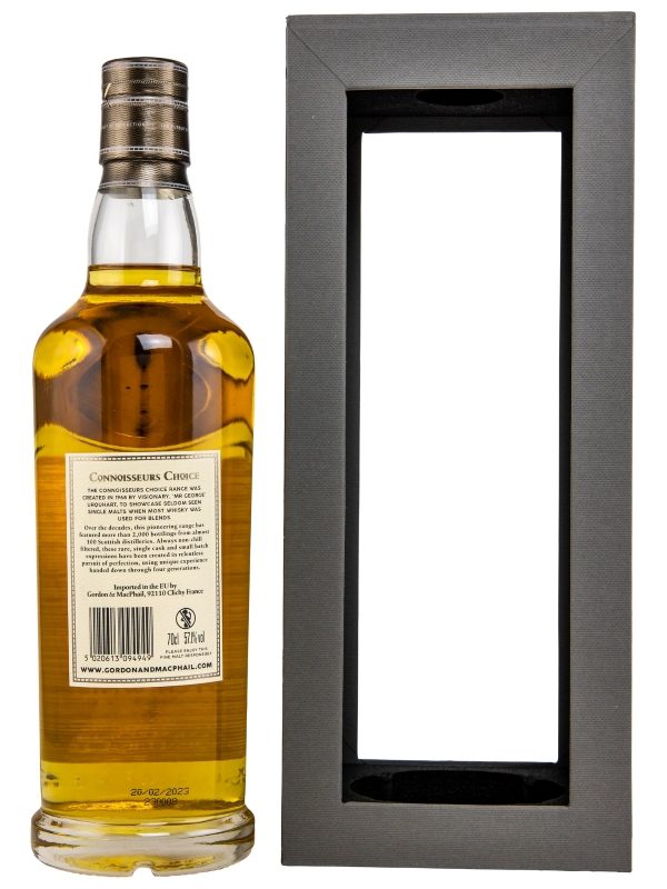 Glen Spey 15 Jahre - Vintage 2007 - Refill Bourbon Barrel No. 16601502 - Batch 23/128 - Connoisseurs Choice - Cask Strength - Gordon & MacPhail - Single Malt Scotch Whisky