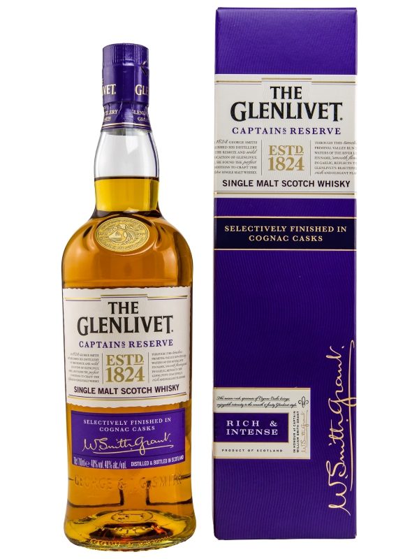 Glenlivet - Captains Reserve - Cognac Casks Selection - Speyside Single Malt Scotch Whisky