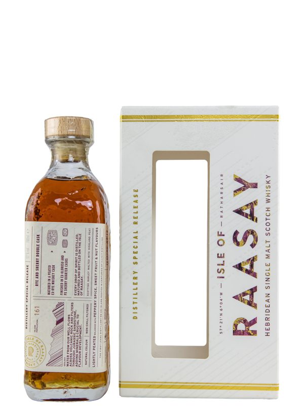 Isle of Raasay Rye & Sherry Double Cask Distillery Special Release Hebridean Single Malt Scotch Whisky