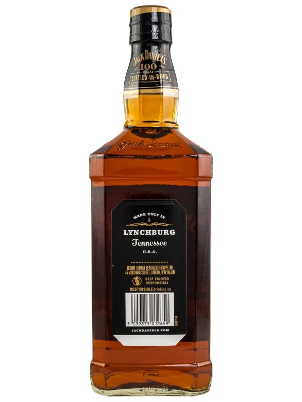 Jack Daniel's Botteld in Bond 100 Proof Tennessee Sour Mash Whiskey