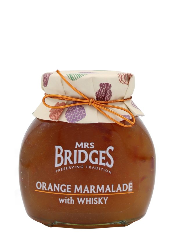 Mrs Bridges Orange Marmalade with Whisky Orangenmarmelade mit Whisky 340 Gramm