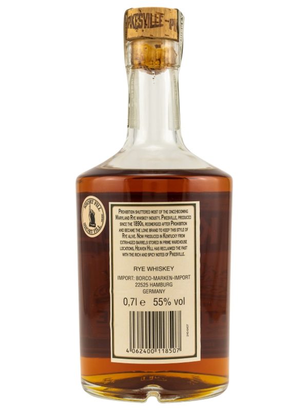 Pikesville 110 Proof Straight Rye Whiskey
