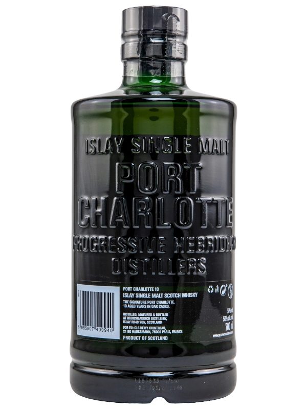 Port Charlotte 10 Jahre - Heavily Peated - Oak Cask - ohne Tube - Islay Single Malt Scotch Whisky