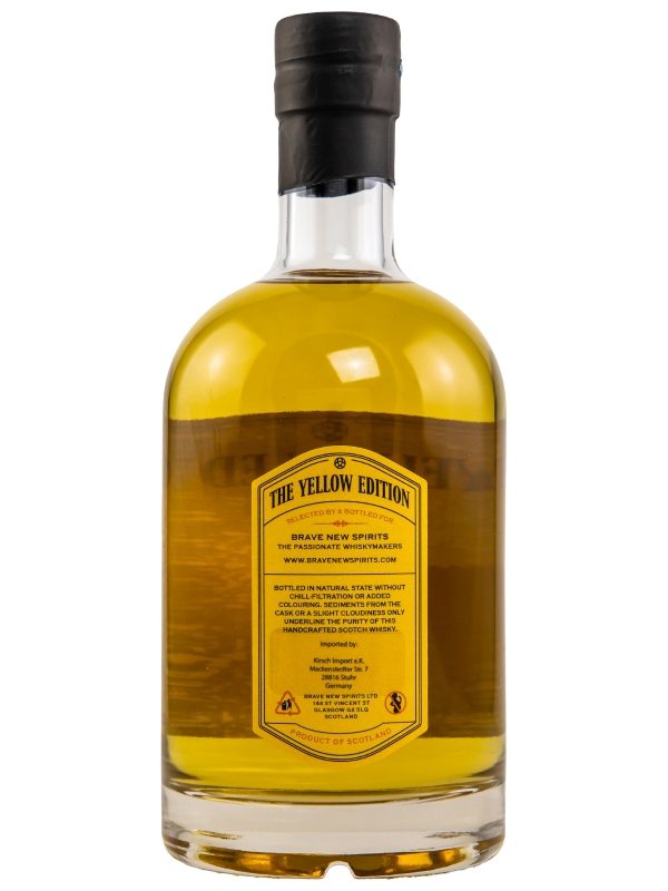 Rhuad Maor 11 Jahre - Vintage 2011 - Bourbon Hogshead - Single Cask #3 - Peated - The Yellow Edition - Brave New Spirits - Highlands Single Malt Scotch Whisky