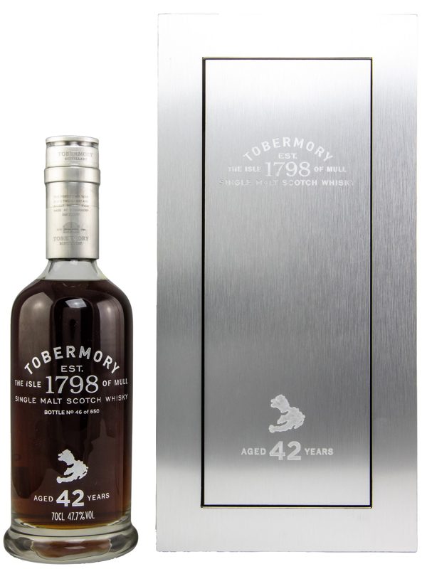 Tobermory 42 Jahre - Vintage 1973 - Sherry Butt - Island Single Malt Scotch Whisky