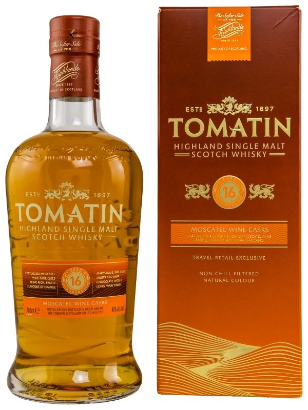Tomatin 16 Jahre - Moscatel Wine Casks - Highland Single Malt Scotch Whisky