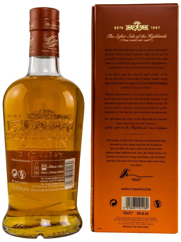 Tomatin 16 Jahre Moscatel Wine Casks Highland Single Malt Scotch Whisky