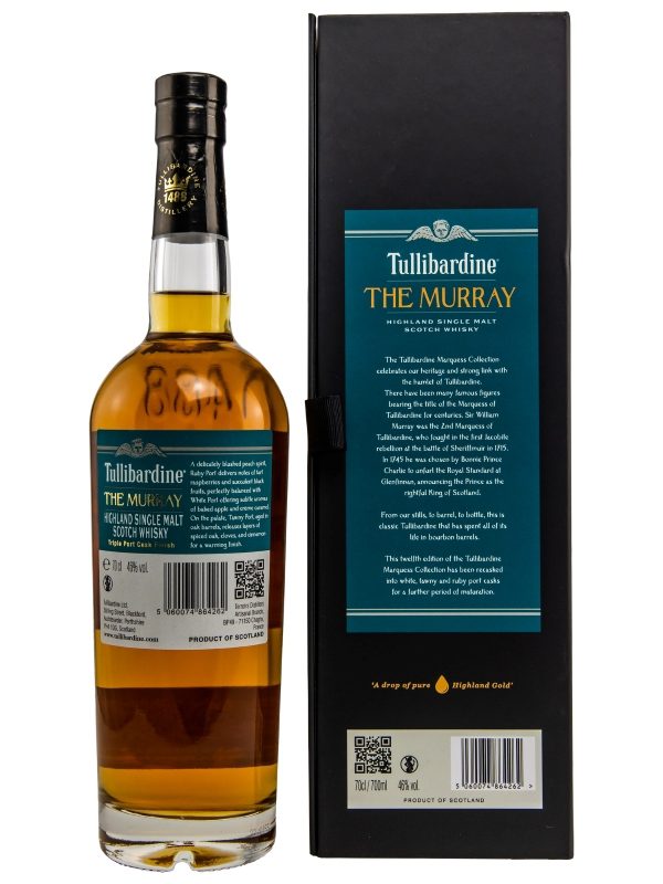 Tullibardine - Vintage 2008 - Triple Port Cask Finish - The Murray - The Marquess Collection - Highland Single Malt Scotch Whisky