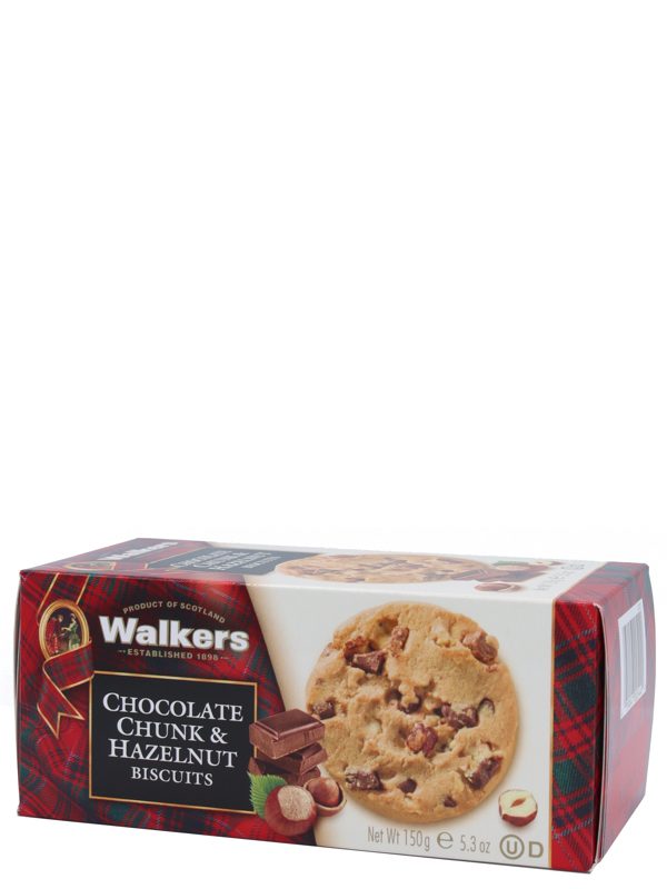 Walkers - Chocolate Chunk & Hazelnut Biscuits - 150g
