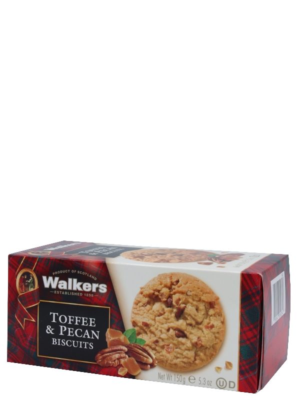 Walkers Toffee and Pecan Biscuits 150 Gramm