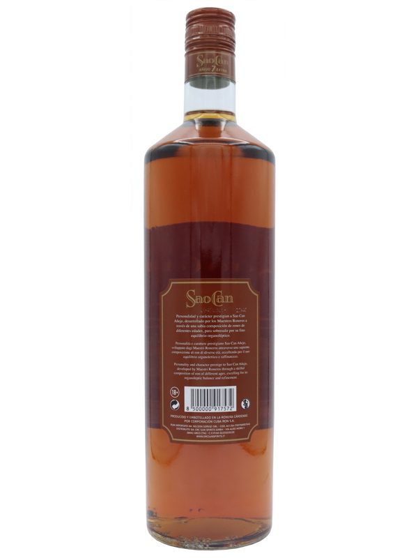 1,0l Sao Can Añejo 7 Extra Rum D.O.P. Cuba