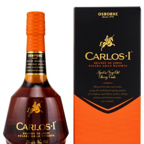 Produktbild Carlos I - Aged in Very Old Sherry Casks - Osborne - Brandy de Jerez Solera Gran Reserva