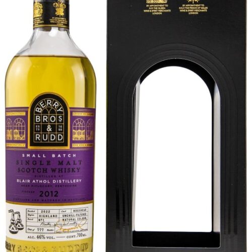 Blair Athol - Vintage 2012 - Hogshead - Batch No. 1 - Small Batch - Berry Bros. & Rudd - Single Malt Scotch Whisky