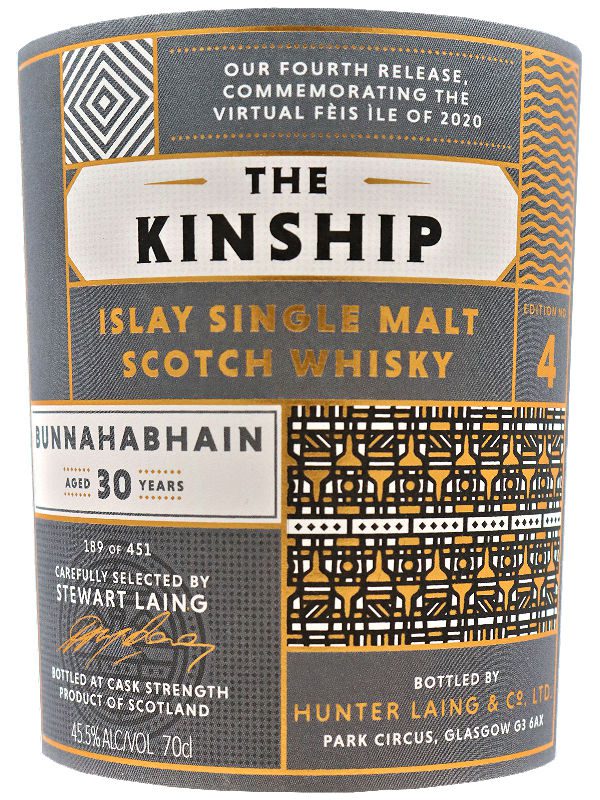 Bunnahabhain 30 Jahre - Edition No. 4 - The Kinship Label