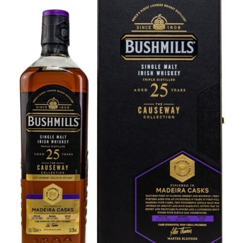 Bushmills 25 Jahre Vintage 1996 Finished in Madeira Cask The Causeway Collection 2022 German Exclusive Release Single Malt Irish Whiskey