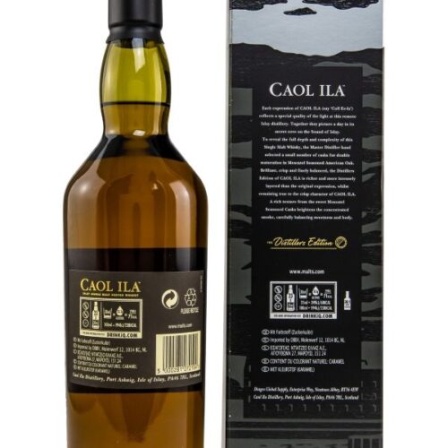 Caol Ila - Distillers Edition - Double Matured in Moscatel Seasoned & American Oak Casks - Islay Single Malt Scotch Whisky R Caol Ila - Distillers Edition - Double Matured in Moscatel Seasoned & American Oak Casks - Islay Single Malt Scotch Whisky