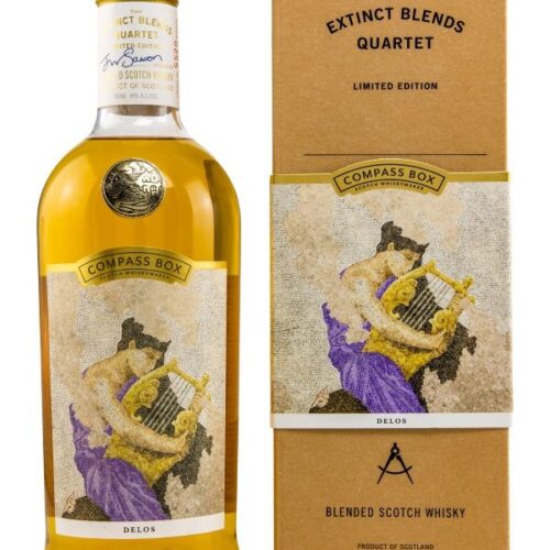 Delos - Compass Box - Bourbon & Re-Charred American Oak Barrels - The Extinct Blends Quartet - Limited Edition - Blended Scotch Whisky