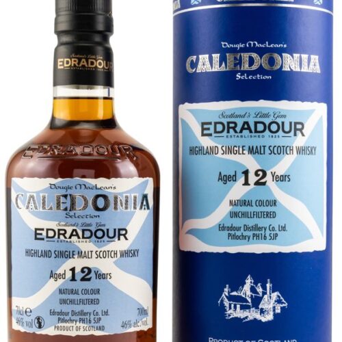 Edradour 12 Jahre Caledonia - Highland Single Malt Scotch Whisky Edradour 12 Jahre Caledonia Highland Single Malt Scotch Whisky