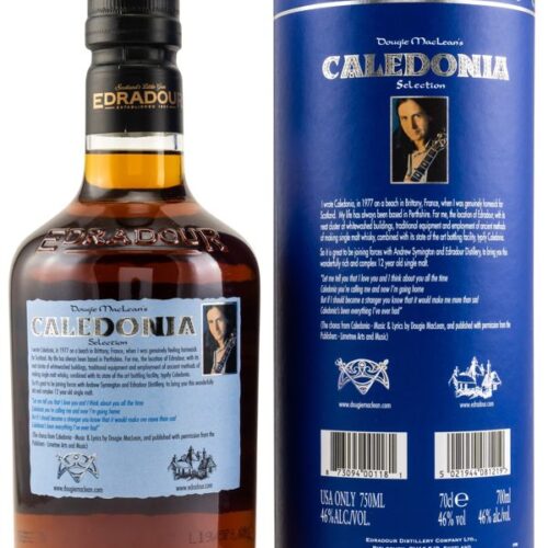 Edradour 12 Jahre Caledonia - Highland Single Malt Scotch Whisky R Edradour 12 Jahre Caledonia - Highland Single Malt Scotch Whisky