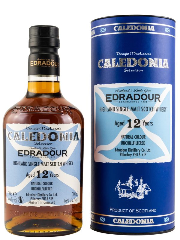 Edradour 12 Jahre Caledonia - Highland Single Malt Scotch Whisky Edradour 12 Jahre Caledonia Highland Single Malt Scotch Whisky