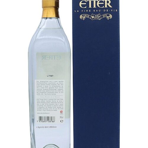 Etter - Zuger Kirsch 2008 - Edel-Fruchtbrand R neu Etter Zuger Kirsch 2008 Edel Fruchtbrand