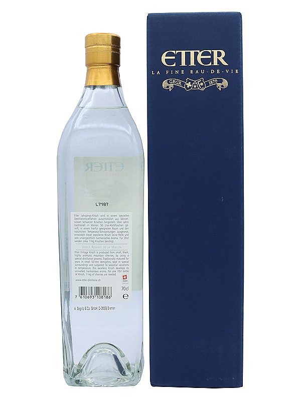 Etter - Zuger Kirsch 2008 - Edel-Fruchtbrand R neu Etter Zuger Kirsch 2008 Edel Fruchtbrand