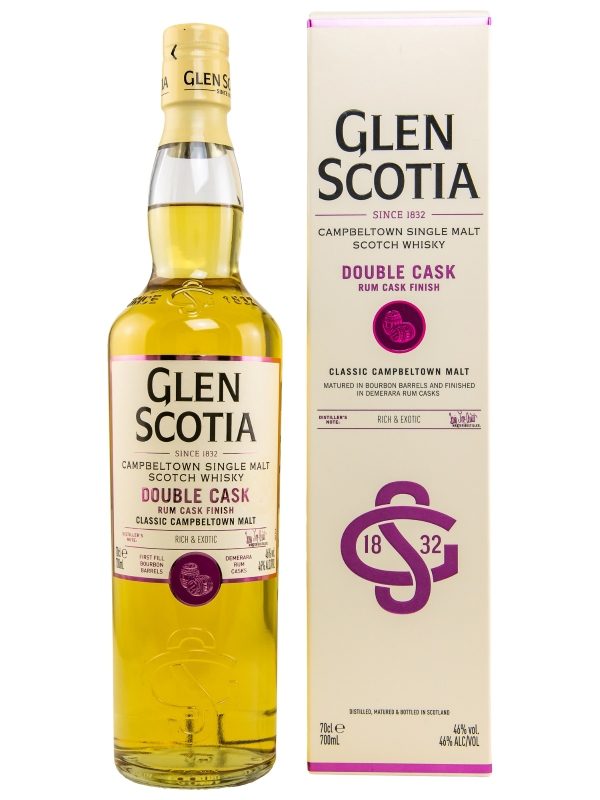 Glen Scotia - Double Cask - Rum Cask Finish - Classic Campbeltown Malt - Campbeltown Single Malt Scotch Whisky