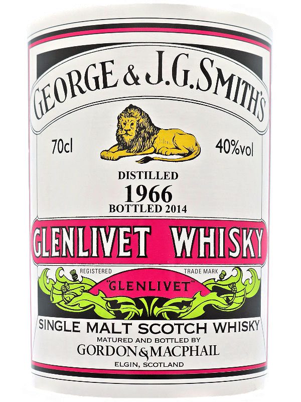 Glenlivet 48 J - 1966 G&M Label