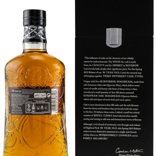 Highland Park 30 Jahre - Spring 2019 Release - Island Single Malt Scotch Whisky