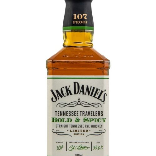 Jack Daniels - Bold & Spicy - 107 Proof - Tennessee Travelers - Limited Edition - Straight Tennessee Rye Whiskey