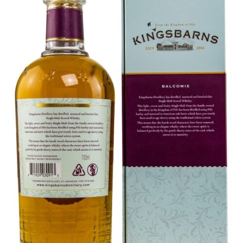 Kingsbarns - Balcomie - Ex-Oloroso American Oak Sherry Butt - Cask Strength Edition - Limited Release - Lowland Single Malt Scotch Whisky