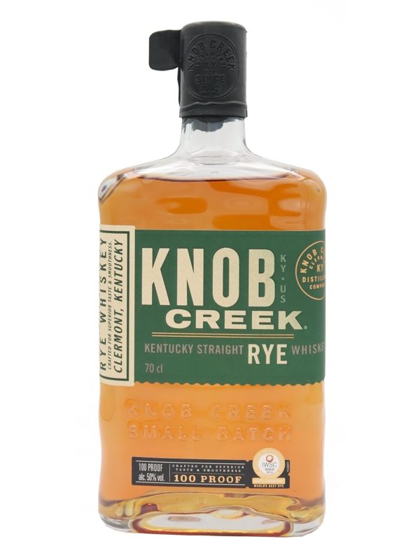Knob Creek - 100 Proof - Small Batch - Kentucky Straight Bourbon Whiskey Knob Creek - Rye - 100 Proof - Kentucky Straight Rye Whiskey