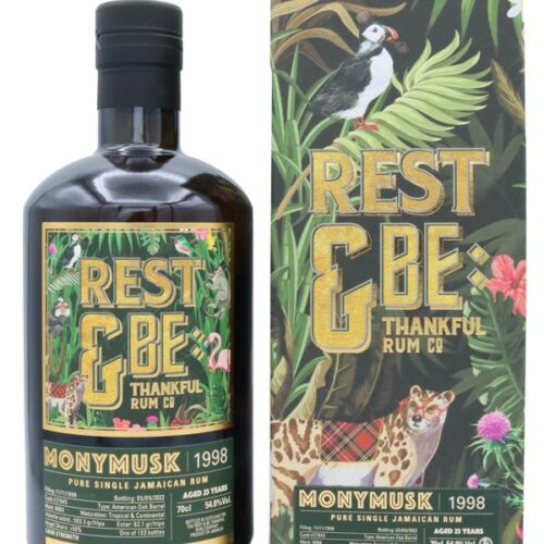 Monymusk – 23 Jahre – Vintage 1998 – Cask #27845 - MBK - Monymusk Distillery – Rest & Be Thankful – Pure Single Jamaican Rum Monymusk 23 Jahre Vintage 1998 Cask #27845 MBK Monymusk Distillery Rest & Be Thankful Pure Single Jamaican Rum