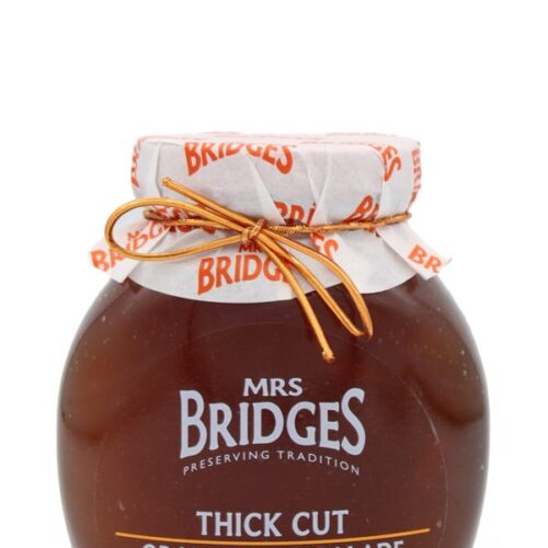 Mrs. Bridges Thick Cut Orange Marmalade - Orangenmarmelade mit grob geschnittener Orangenschale - 340g Mrs Bridges Thick Cut Orange Marmalade Orangenmarmelade mit grob geschnittener Orangenschale 340 Gramm