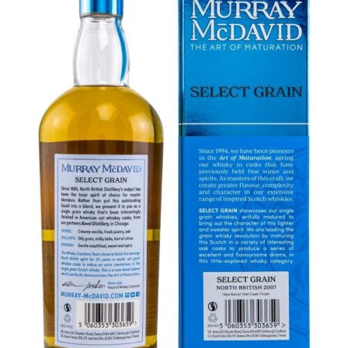 North British 14 Jahre - Vintage 2007 - Koval Oat Cask Finish - Murray McDavid - Select Grain - Limited Release - Lowlands Single Grain Scotch Whisky
