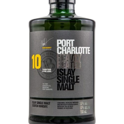 Port Charlotte 10 Jahre - Heavily Peated - Oak Cask - ohne Tube - Islay Single Malt Scotch Whisky